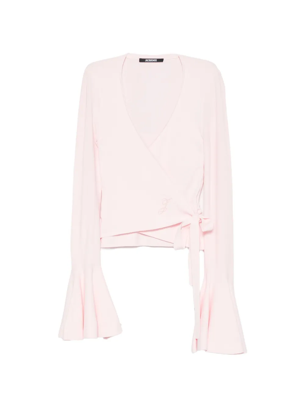 Jacquemus Paysan flared-sleeve sweater - Rosa