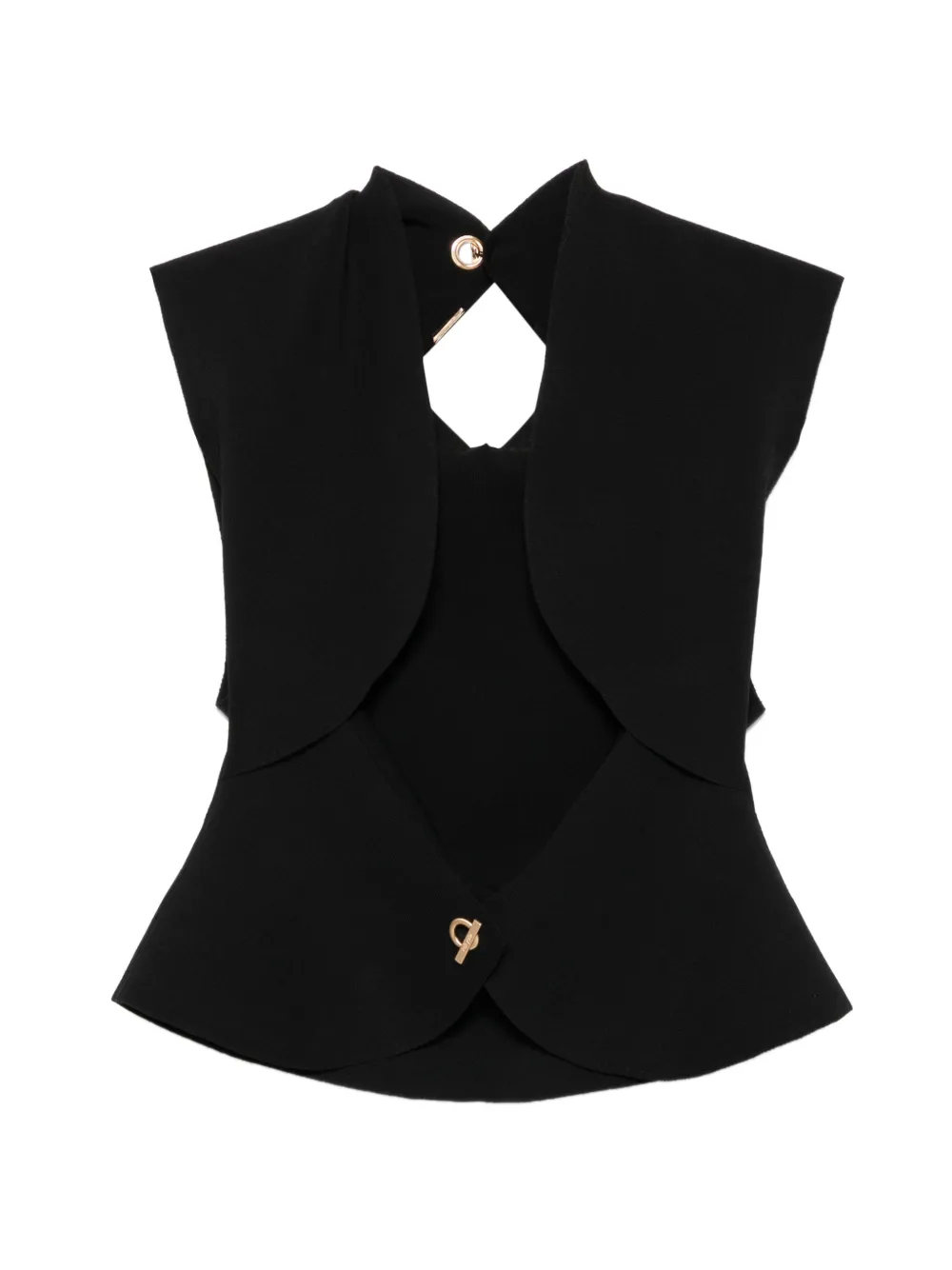 Cult Gaia Romin open-back top - Bianco