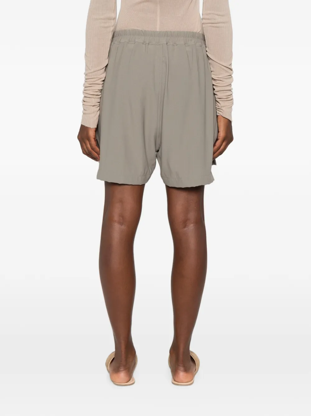 Rick Owens Boxers shorts met zijsplit en trekkoord Grijs