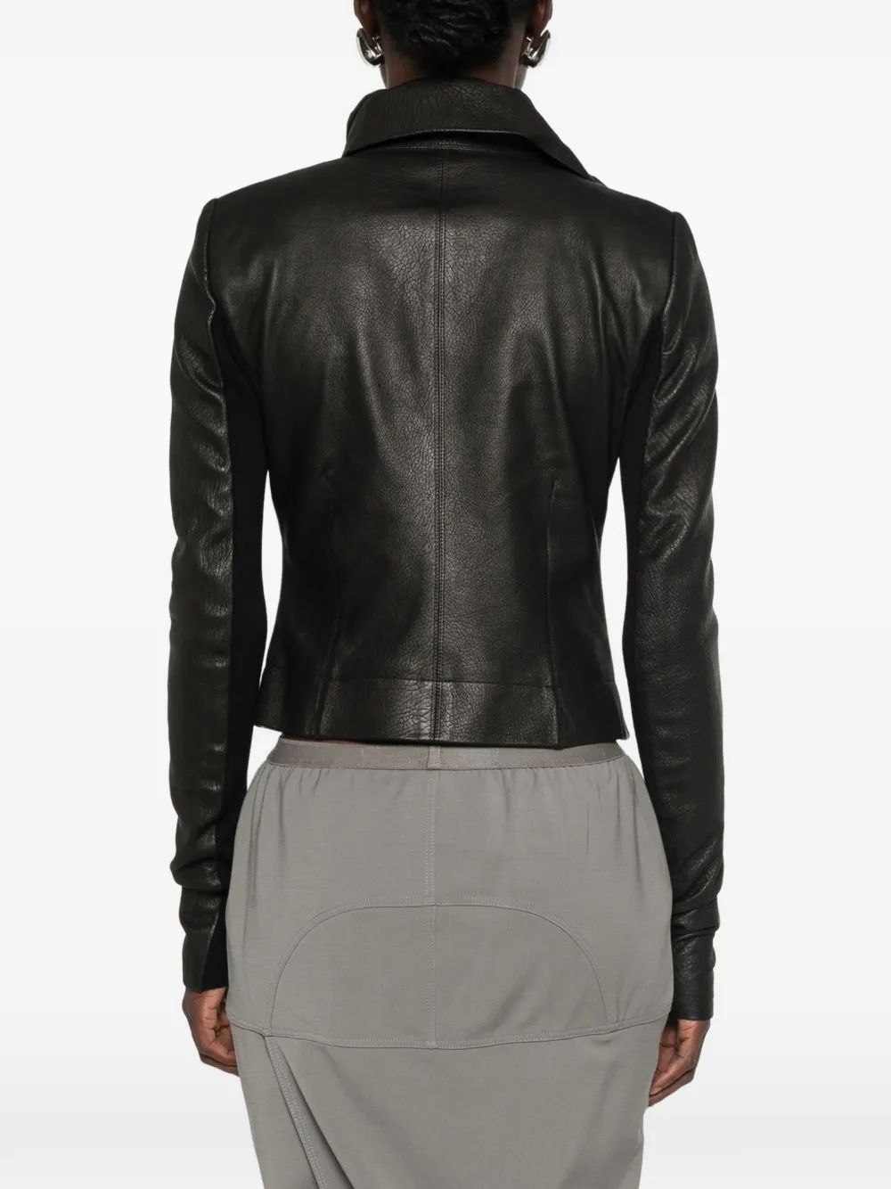 Rick Owens Klassieke bikerjack Zwart