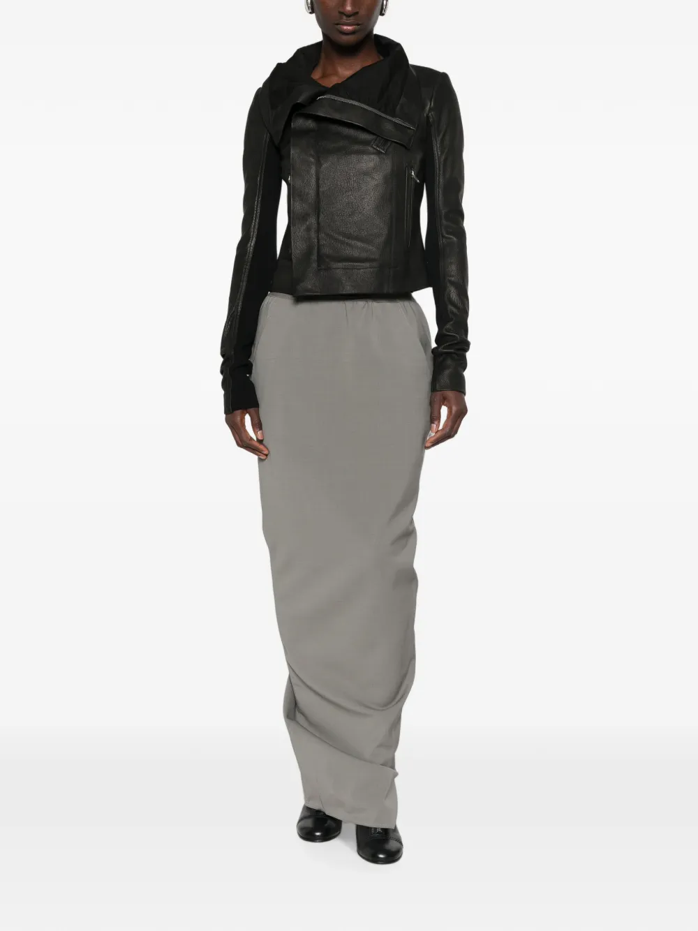 Rick Owens Klassieke bikerjack Zwart