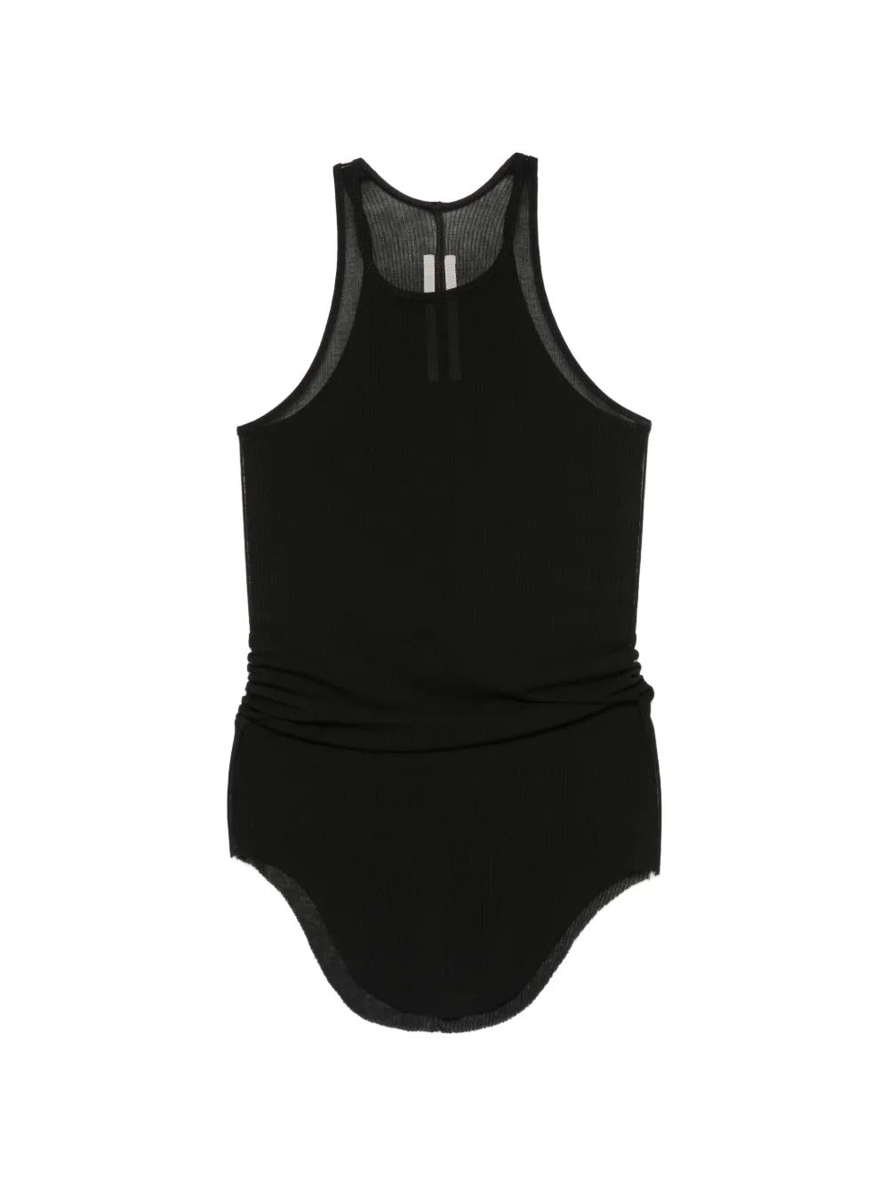 Rick Owens ribbed-knit tank top - Nero