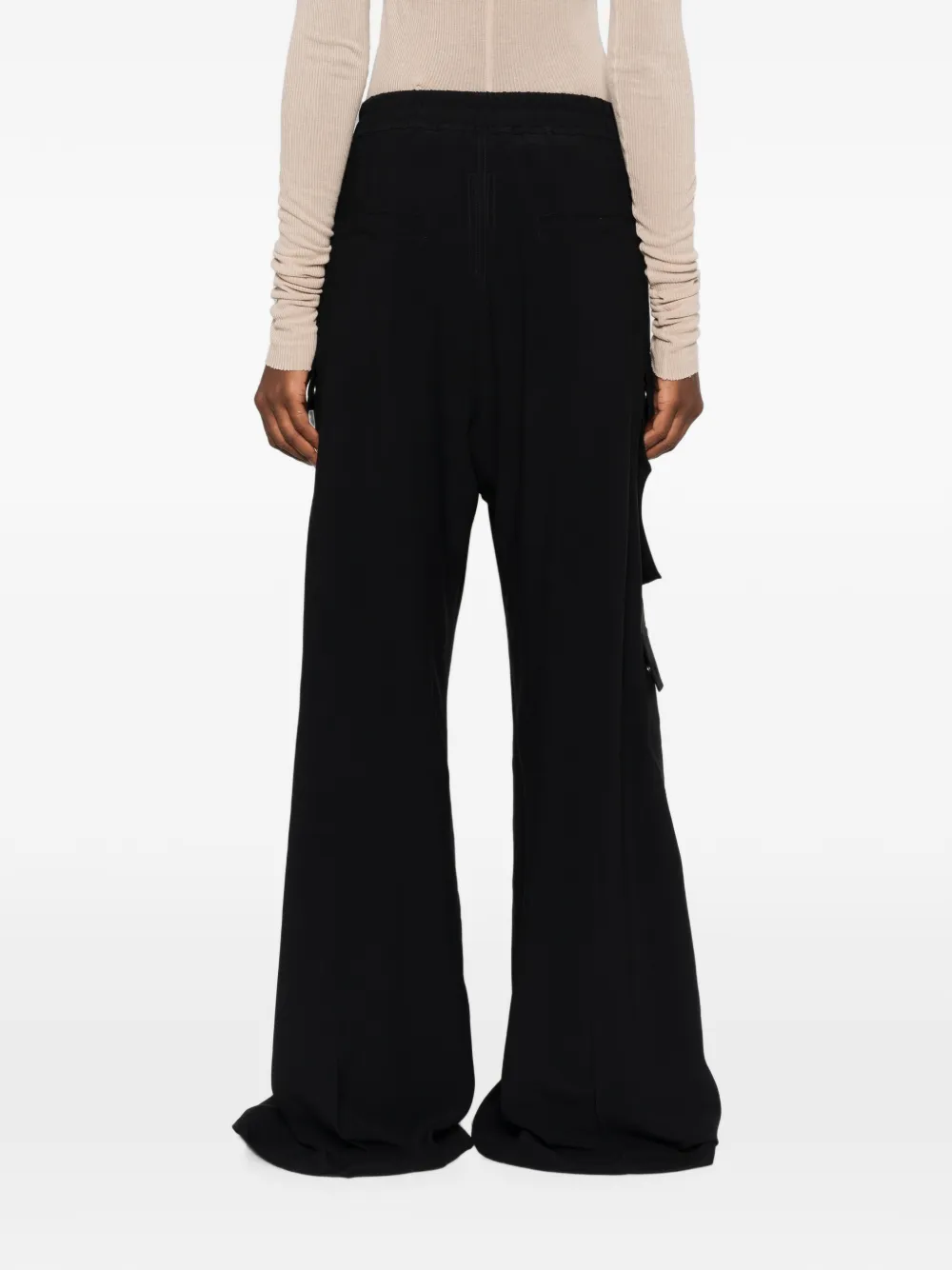 Rick Owens Cargo Belas broek met cargo zakken Zwart