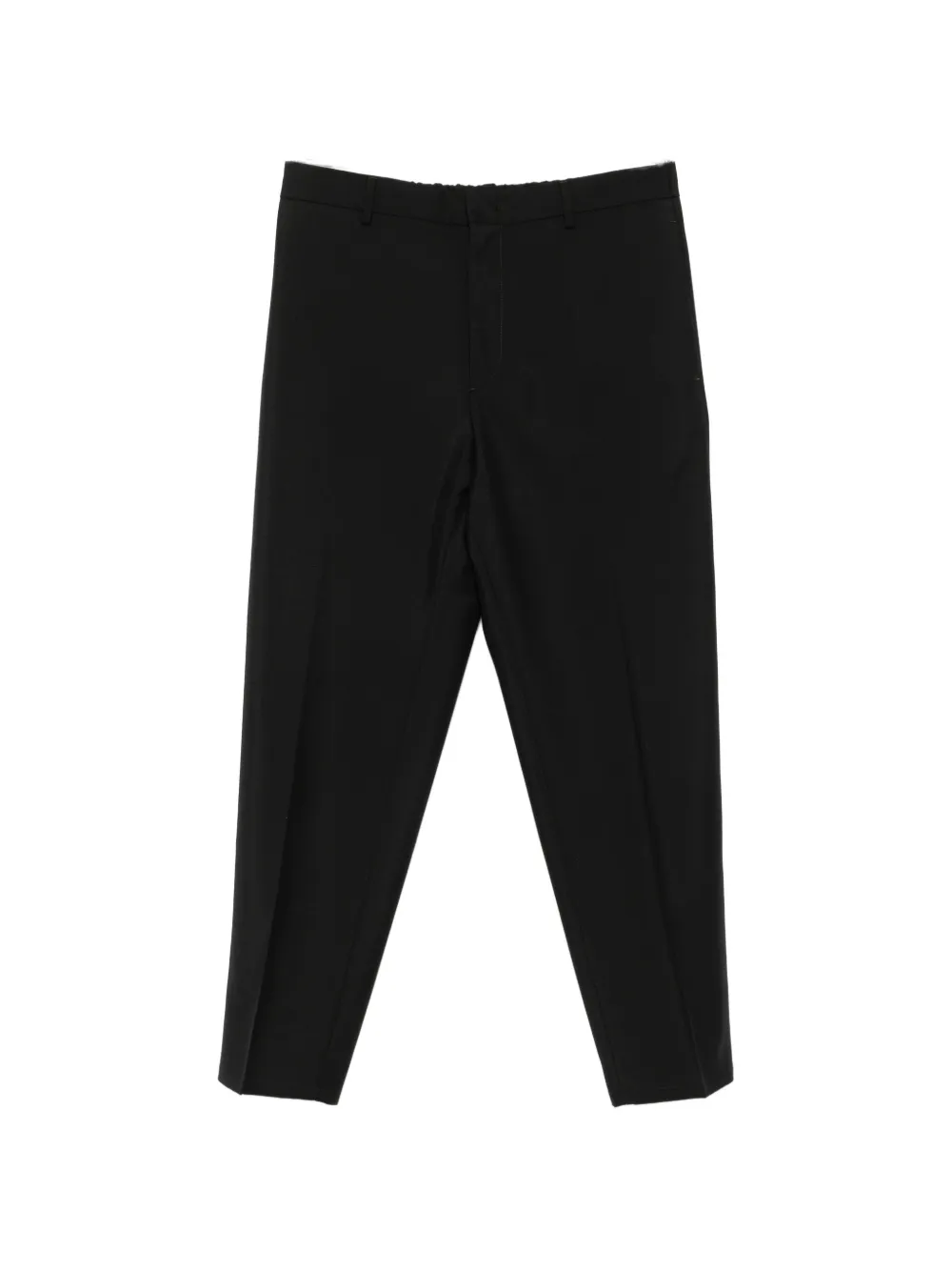 Jil Sander straight-leg cotton trousers - Nero
