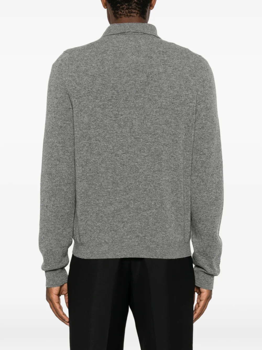 Jil Sander Regular-fit polotrui van wol- en kasjmierblend Grijs