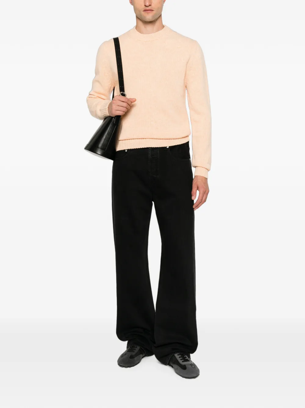 Jil Sander Trui met ronde hals Oranje