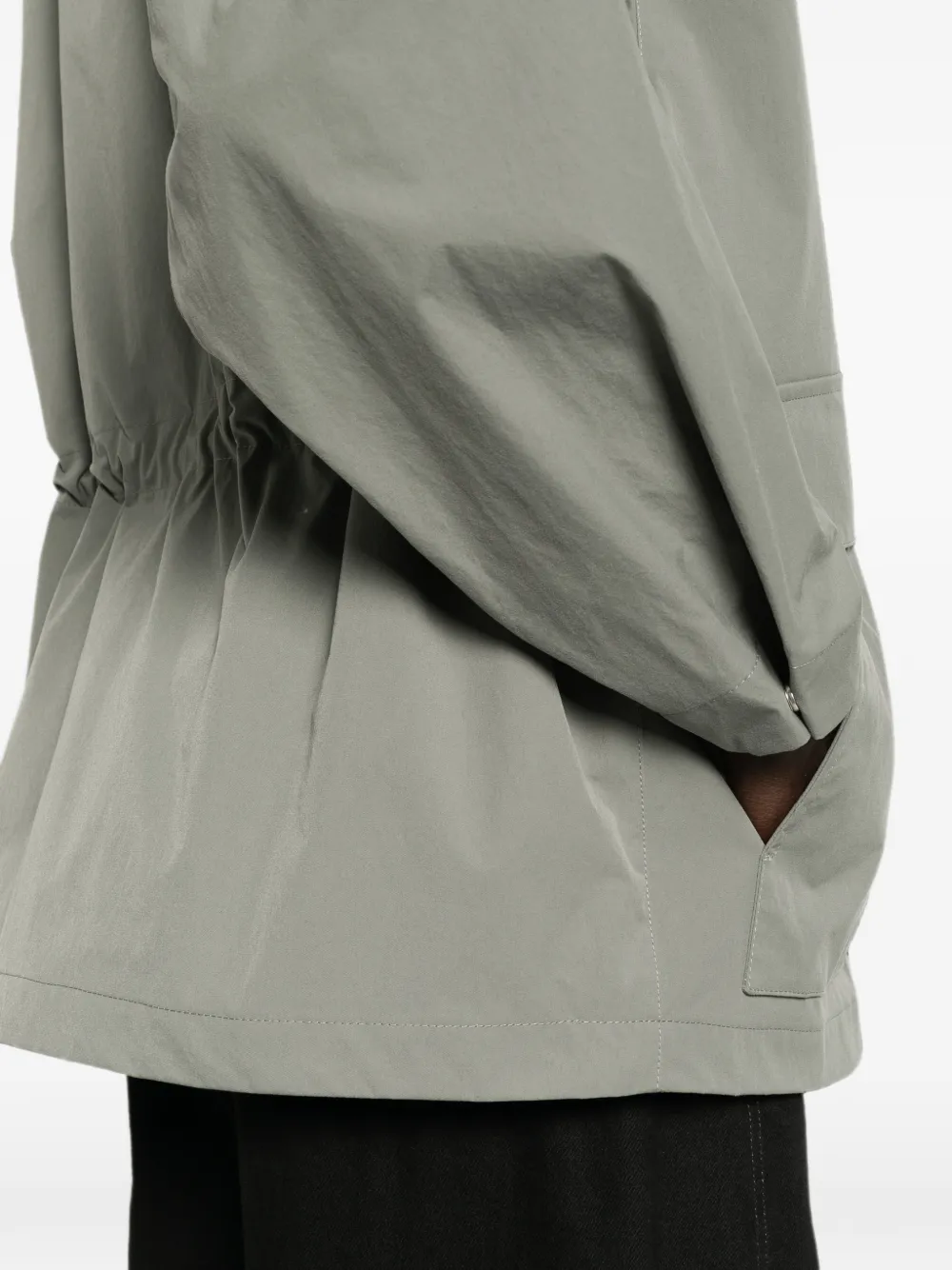 Jil Sander Ruimvallend shirtjack Grijs