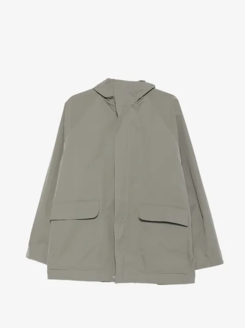 Jil Sander abrigo con cordones y cuello alto