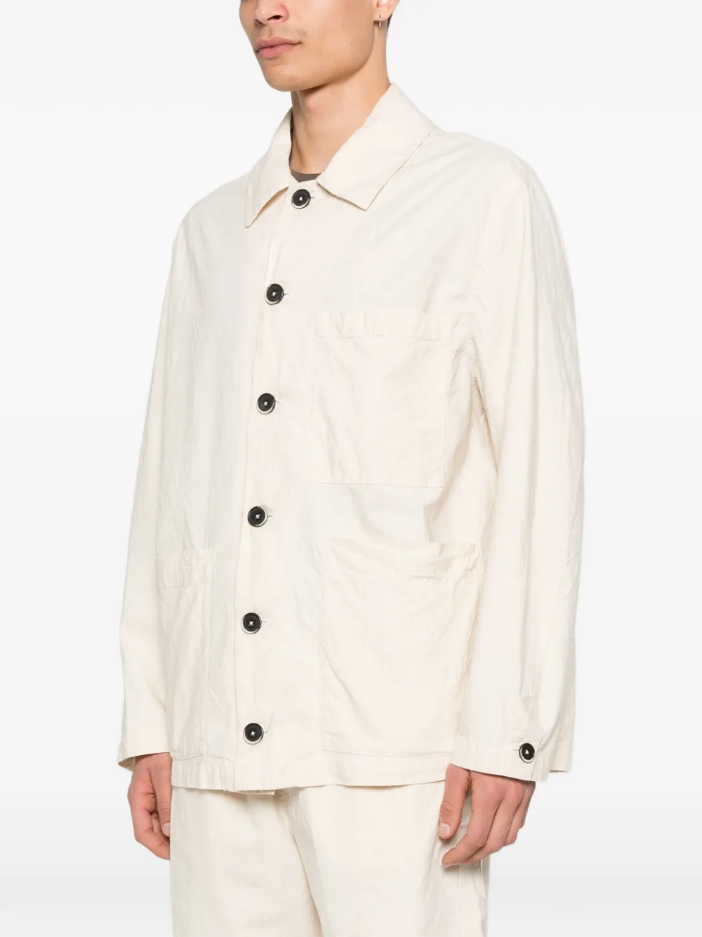  Barena Button-up Shirt Jacket - Neutrals 