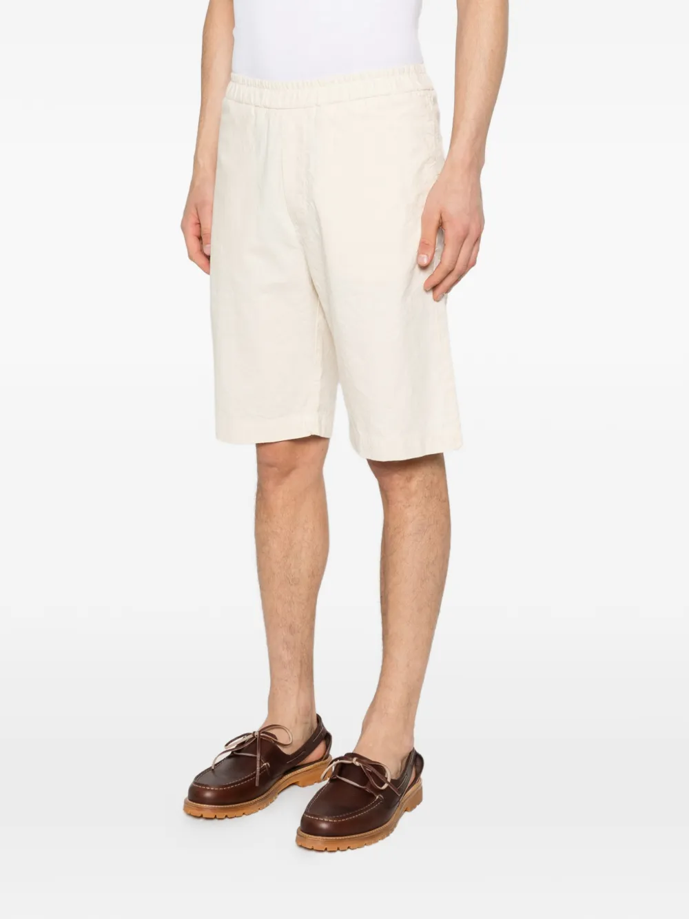  Barena Elasticated-waistband Shorts - Neutrals 