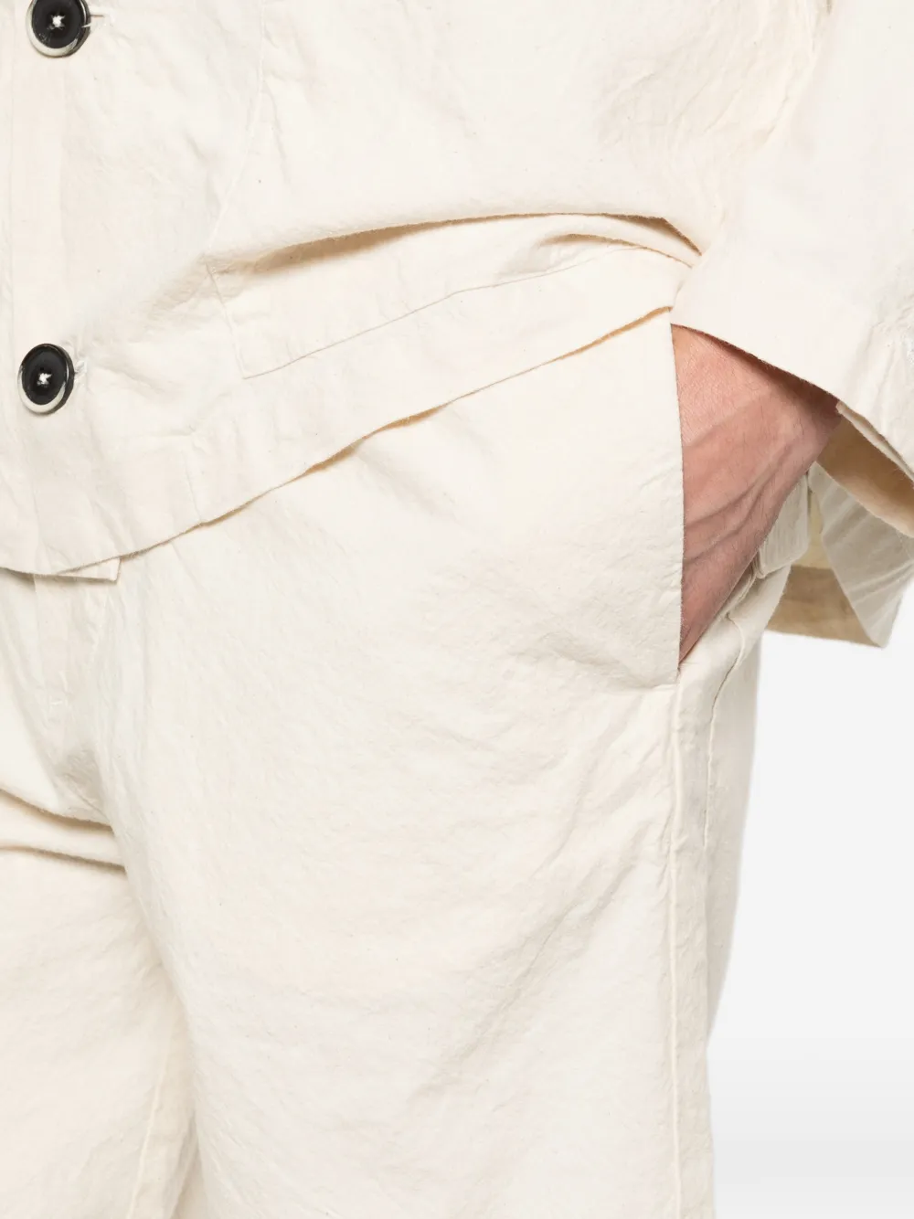 Barena Shorts met elastische tailleband Beige