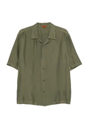 トップス ZIGGY CHEN SHORT SLEEVE SHIRT OLIVE 46 Ziggy Chen short-sleeve Utility Shirt | Grey | FARFETCH PH