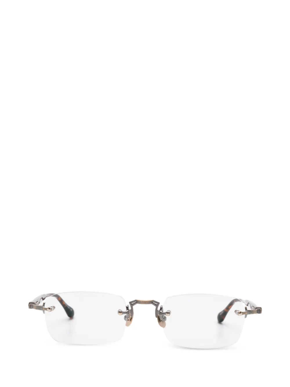 Matsuda M5009 rectangle-frame glasses - Marrone