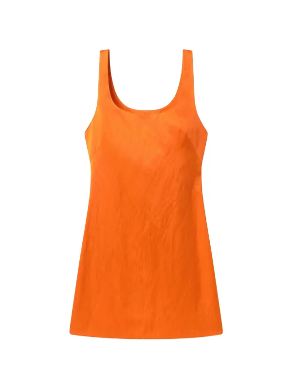 A.L.C. Faye Sleeveless Mini Dress in Orange