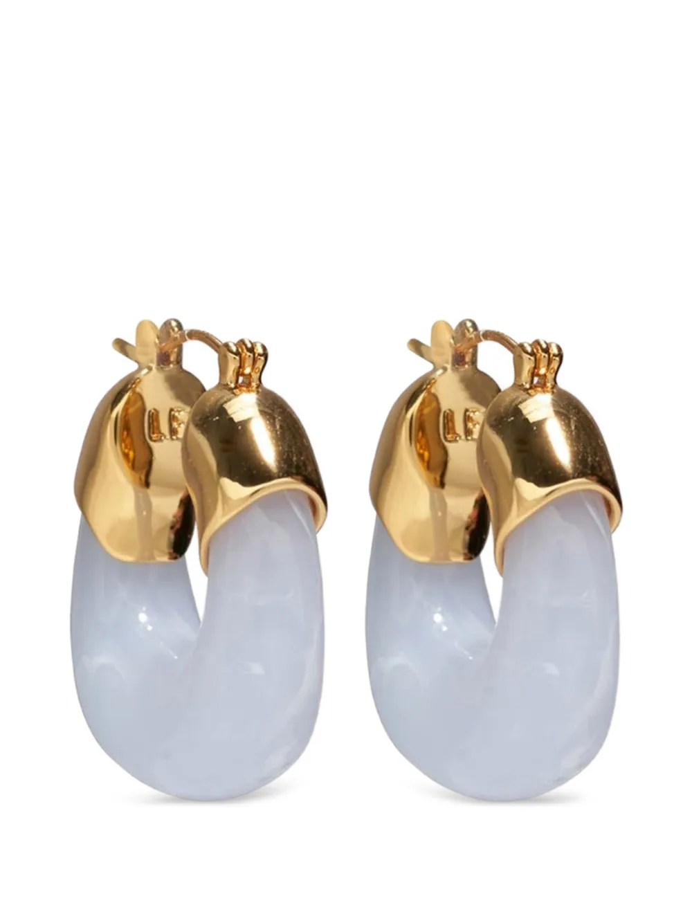 Lizzie Fortunato logo-detail earrings - Oro