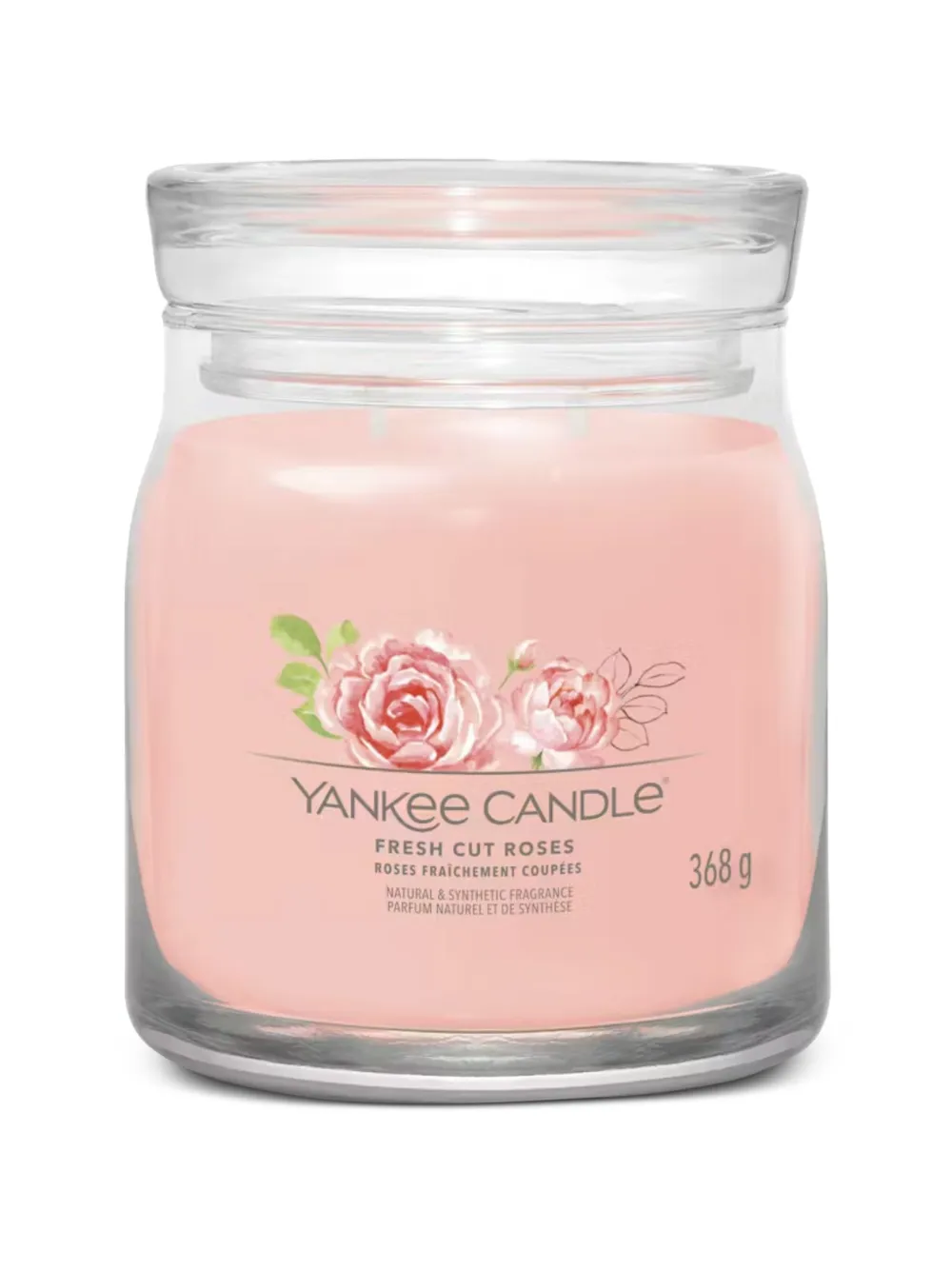yankee candle medium Fresh Cut Roses candle - Rosa