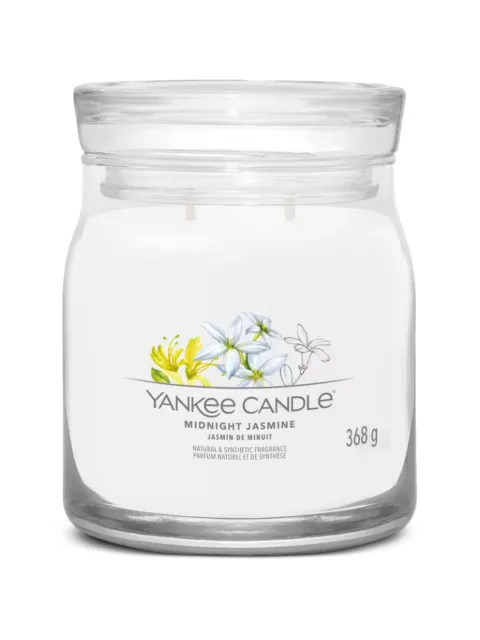 yankee candle vela Midnight Jasmine media