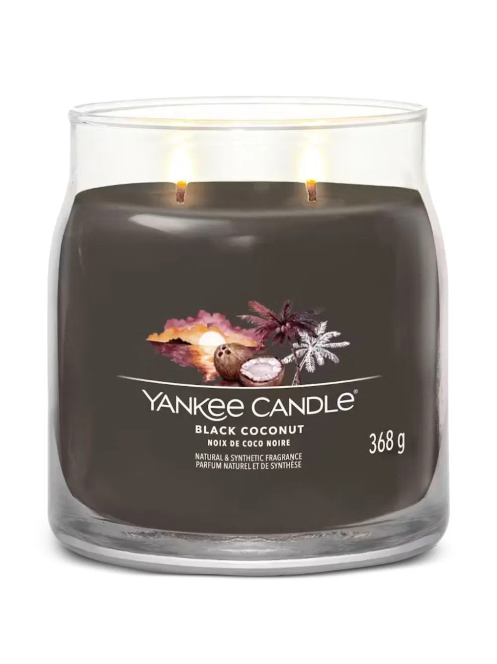  Yankee Candle Medium Black Coconu Candle 