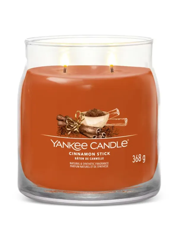 Yankee Candle Medium Cinnamon Stick Candle | Orange
