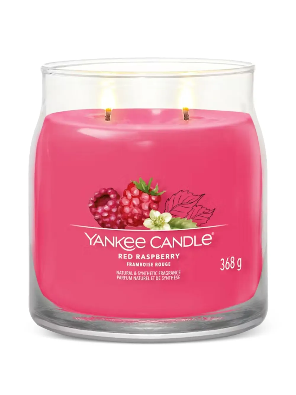  Yankee Candle Medium Red Raspberry Candle 