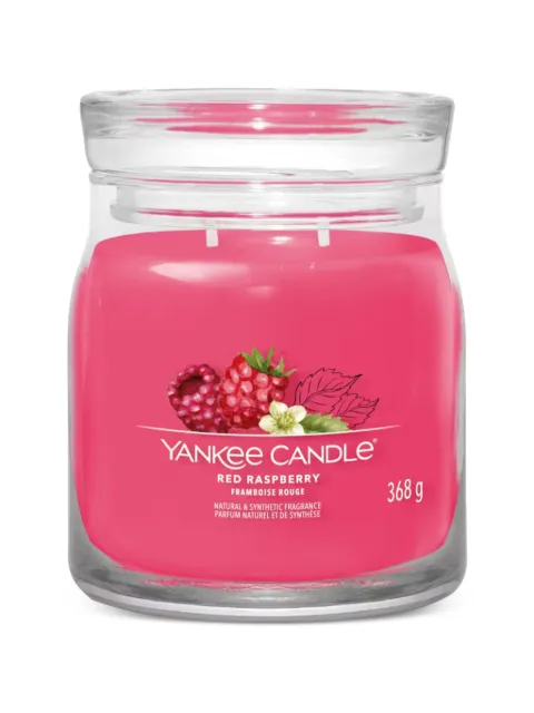 yankee candle vela Red Raspberry mediana