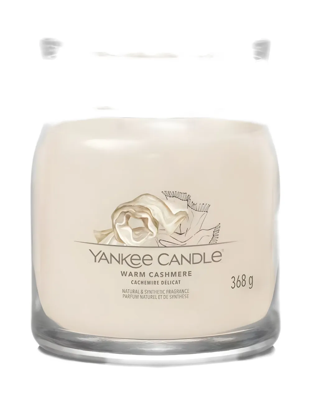 yankee candle medium Warm Cashmere candle - Marrone
