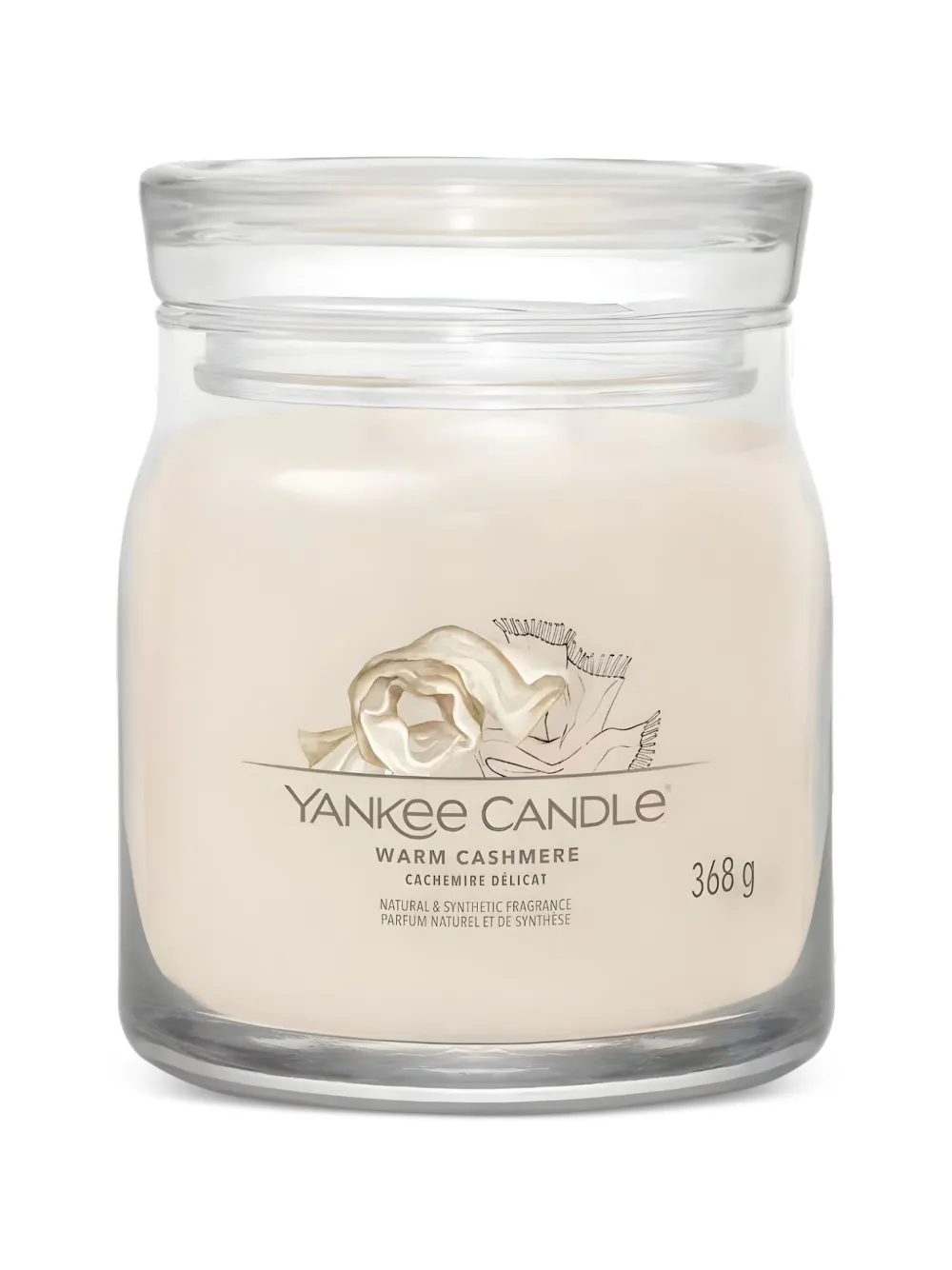 yankee candle medium Warm Cashmere candle - Marrone