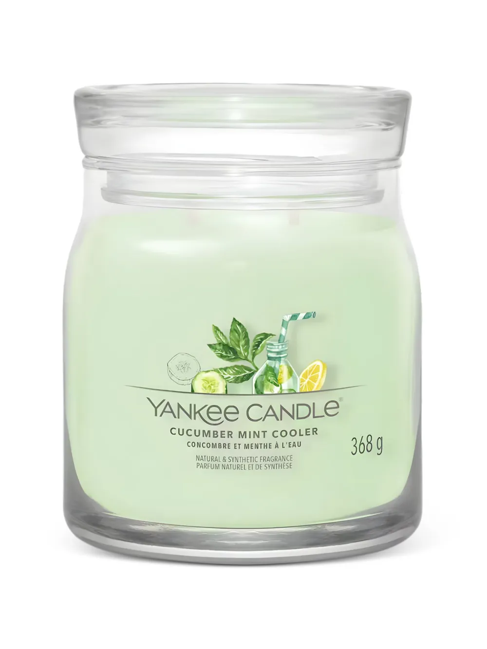 yankee candle Cucumber Mint Cooler candle - Verde