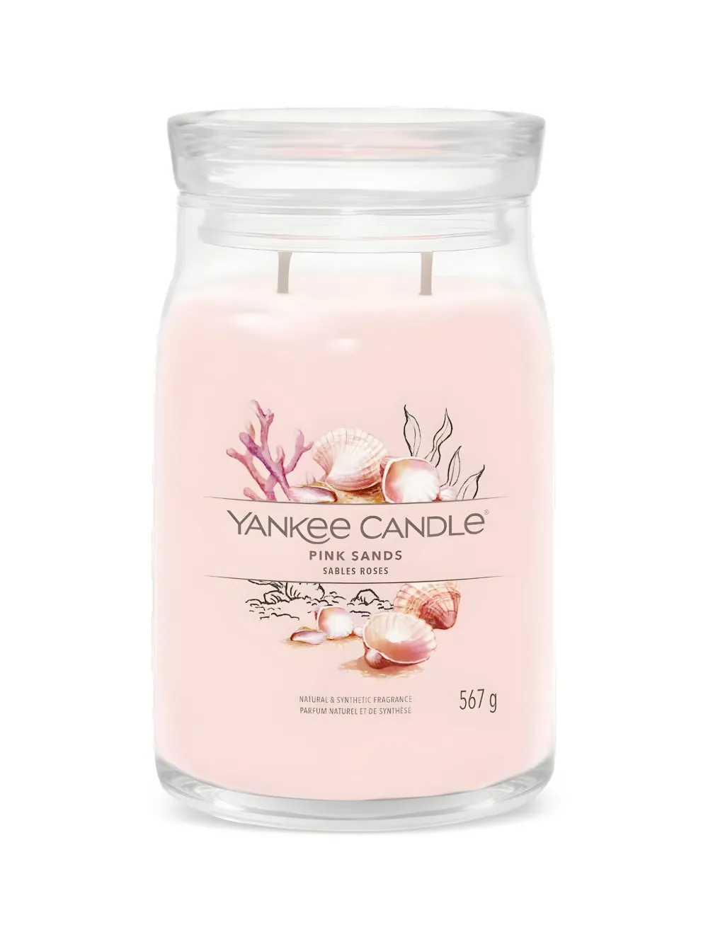 yankee candle Candela Pink Sands grande - Rosa