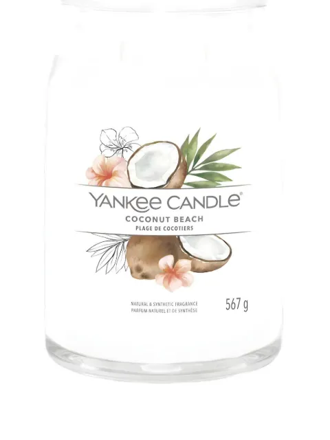 yankee candle large Coconut Beach candle