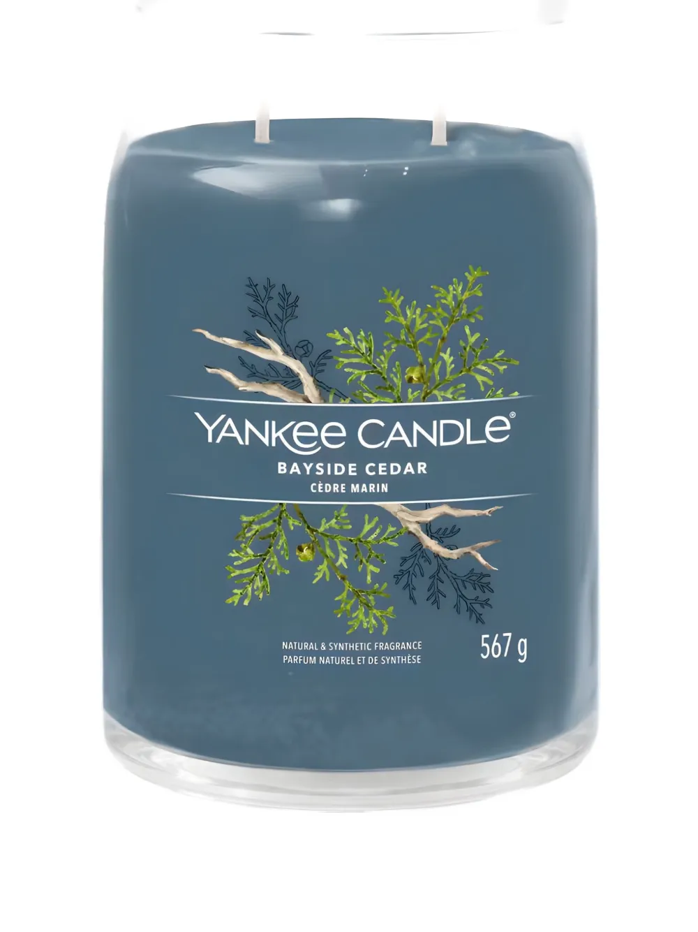 yankee candle large Bayside Cedar candle - Blu
