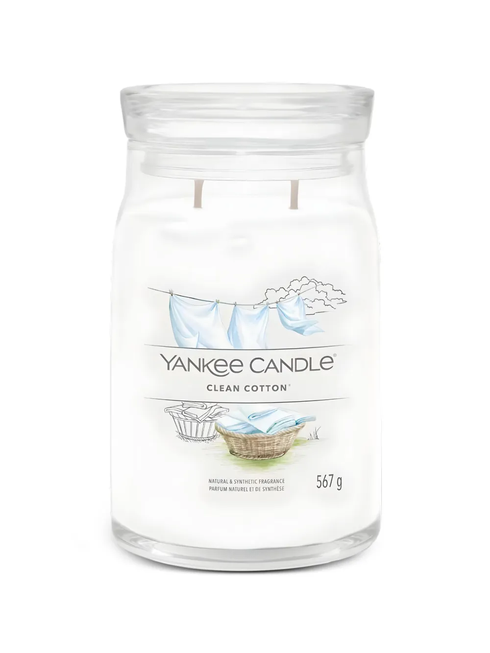 yankee candle Clean Cotton candle - Bianco