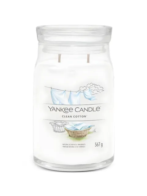 yankee candle Clean Cotton candle