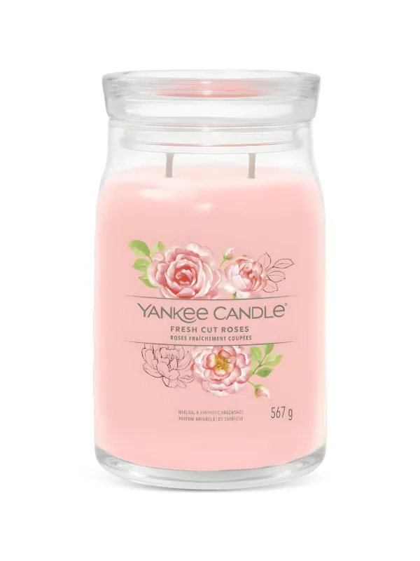 Yankee Candle Fresh Cut Roses Kerze | Rosa