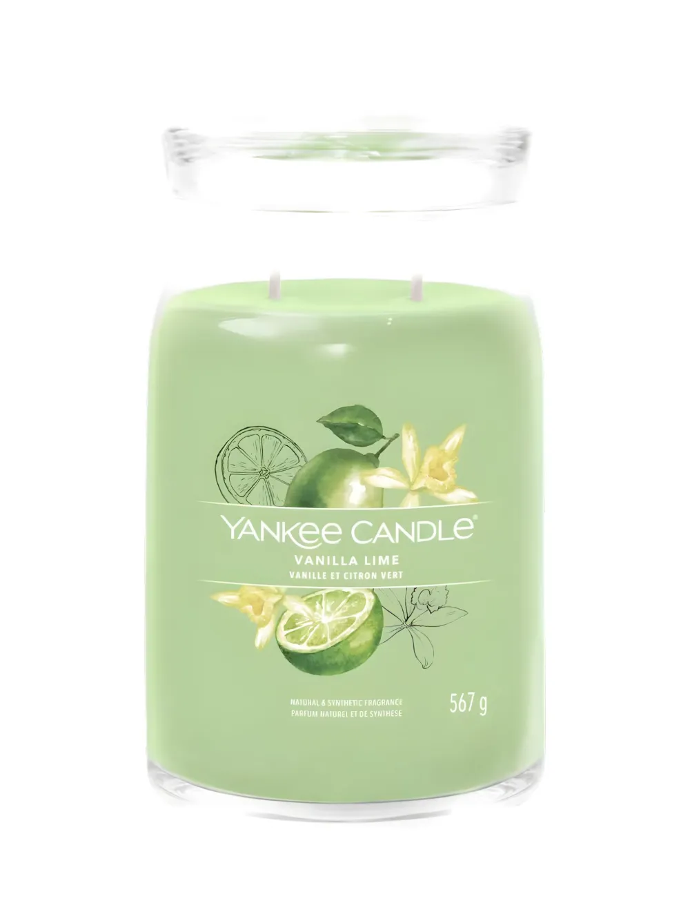 yankee candle Vanilla Lime candle - Verde