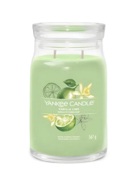 yankee candle Vanilla Lime candle