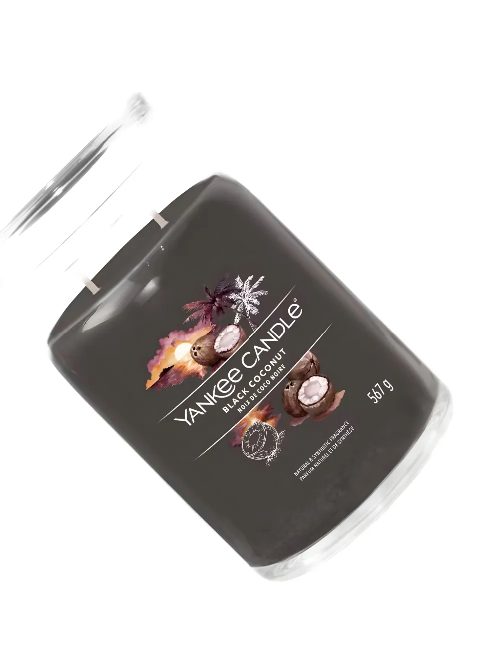 yankee candle large Black Coconut candle - Nero