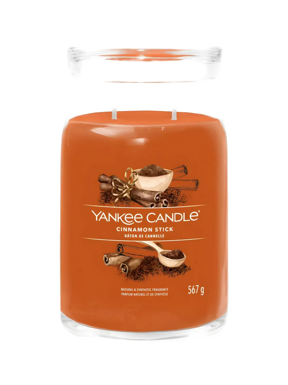 yankee candle large Cinnamon Stick candle - Arancione