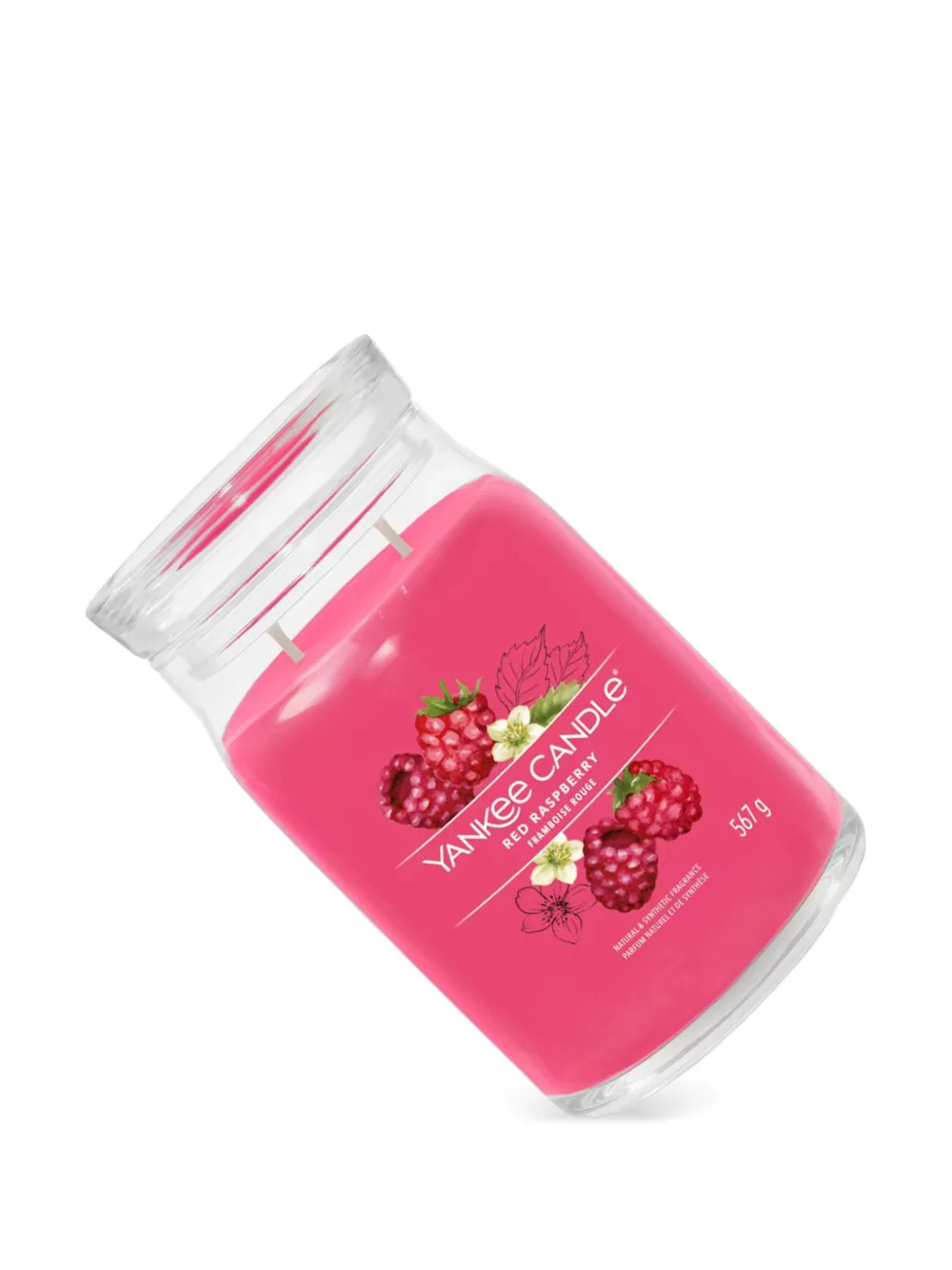  Yankee Candle Red Raspberry Candle - Pink 