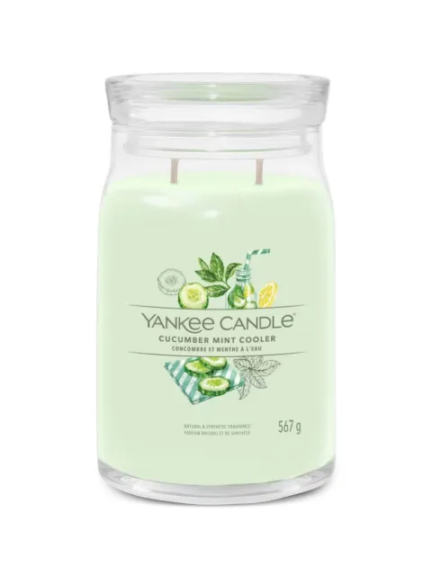 yankee candle bougie concombre menthe