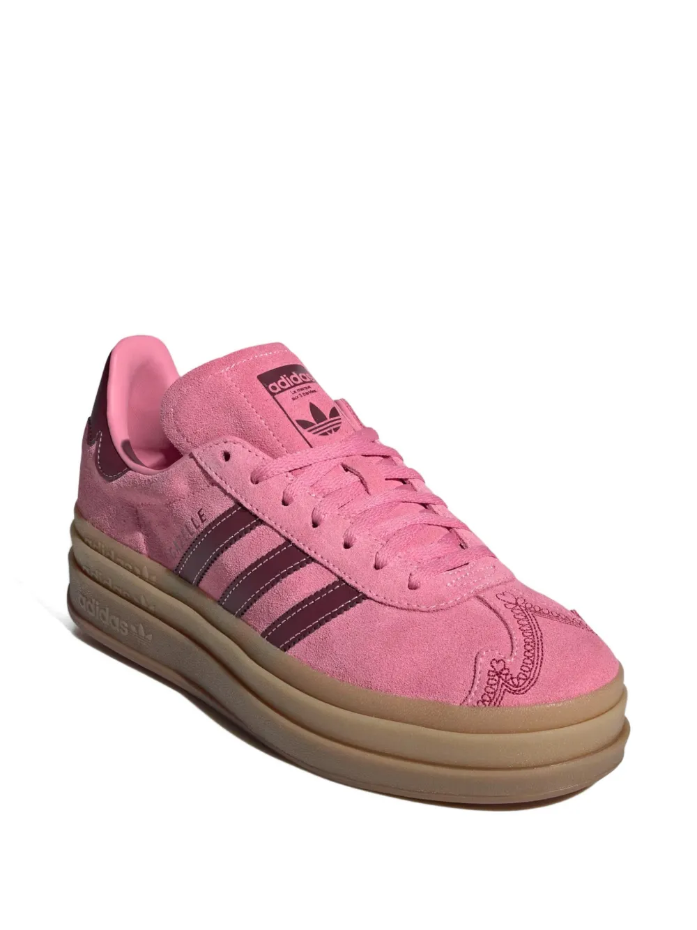 adidas Gazelle Bold "Shadow Red Pink Spark" sneakers Roze
