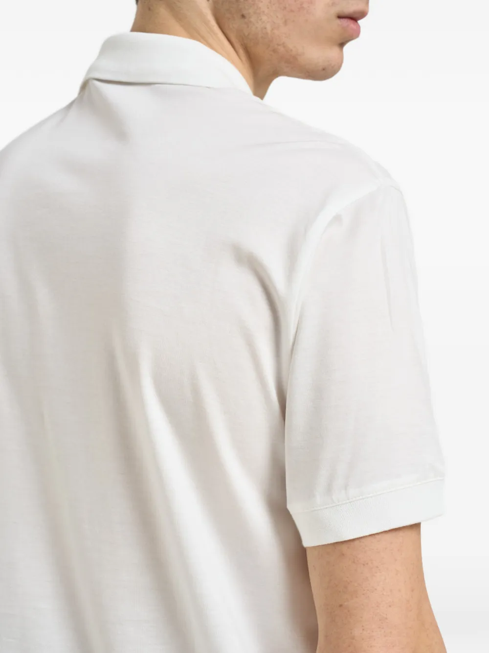 Emporio Armani Poloshirt met logo Wit