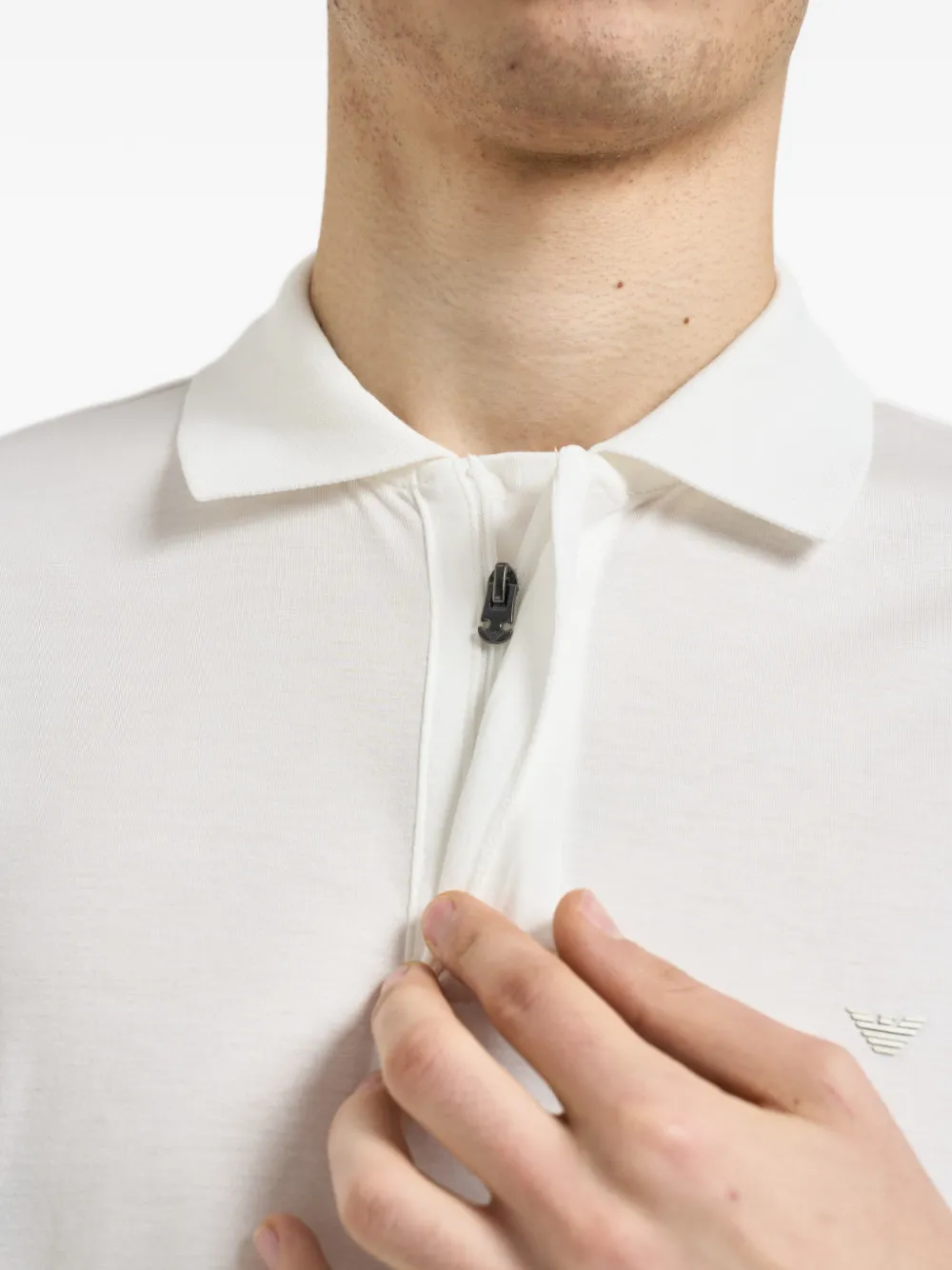 Emporio Armani Poloshirt met logo Wit