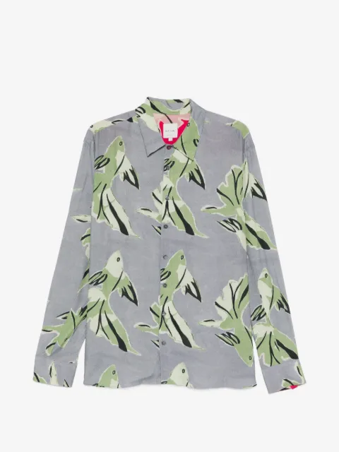Paul Smith print buttoned shirt