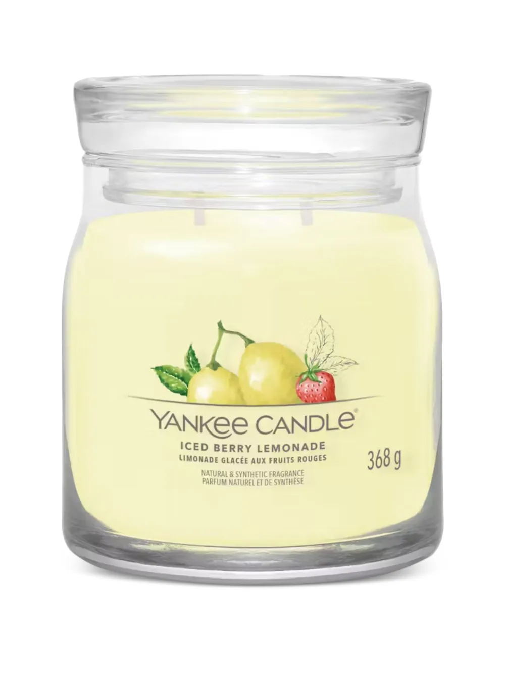 yankee candle medium Iced Berry Lemonade candle - Giallo
