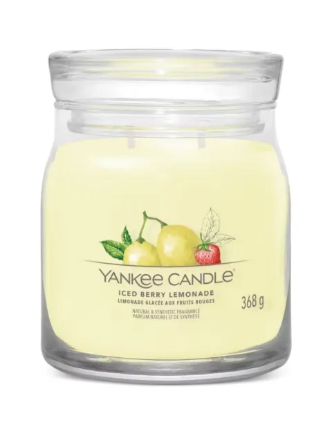 yankee candle medium Iced Berry Lemonade candle