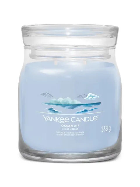 yankee candle 오션 에어 미디엄 캔들