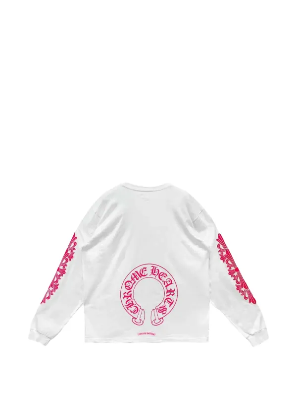 トップス CHROME HEARTS Horseshoe Long Sleeve T Chrome Hearts horseshoe-motif long-sleeve T-shirt | White | FARFETCH