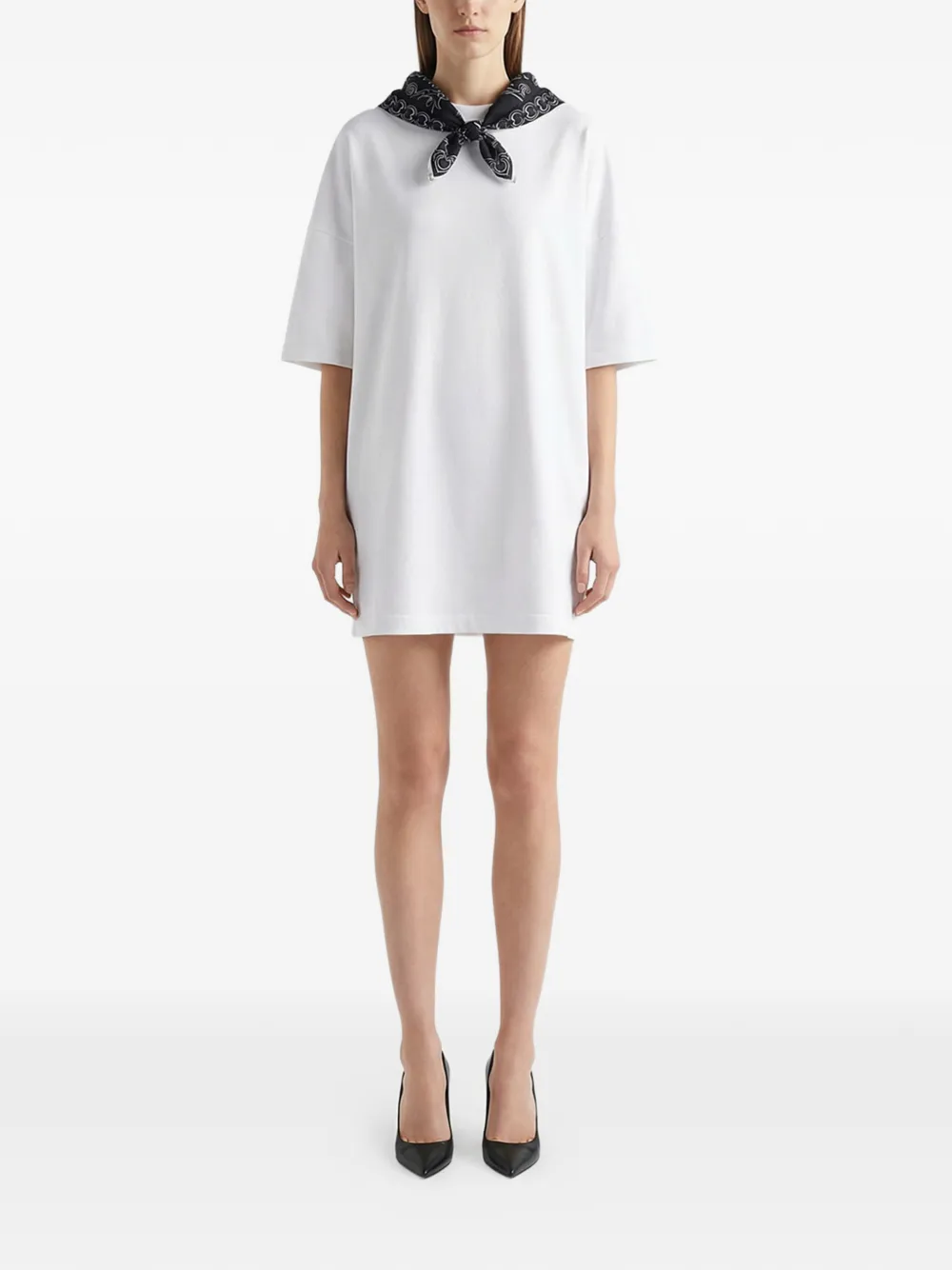  Hamza Paris Scarf Dress - White 