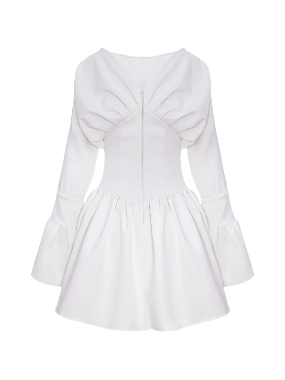 HAMZA Jurk met lange mouwen Wit